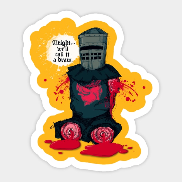 The Black Knight 2 Sticker by LVBart